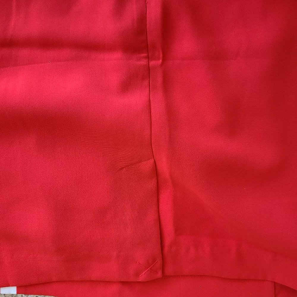 Banana Republic Red White Stripe Pencil Skirt - Picture 2 of 4